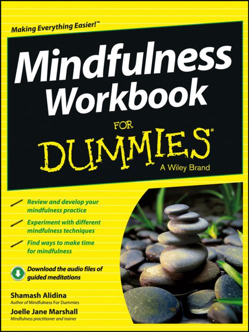Cover of the book Mindfulness Workbook For Dummies by Shamash Alidina, Joelle Jane Marshall, Wiley