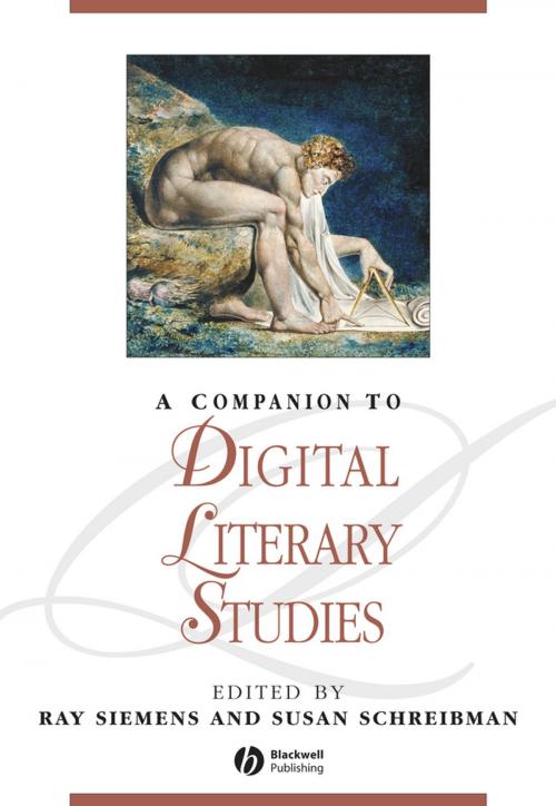 Cover of the book A Companion to Digital Literary Studies by , Wiley