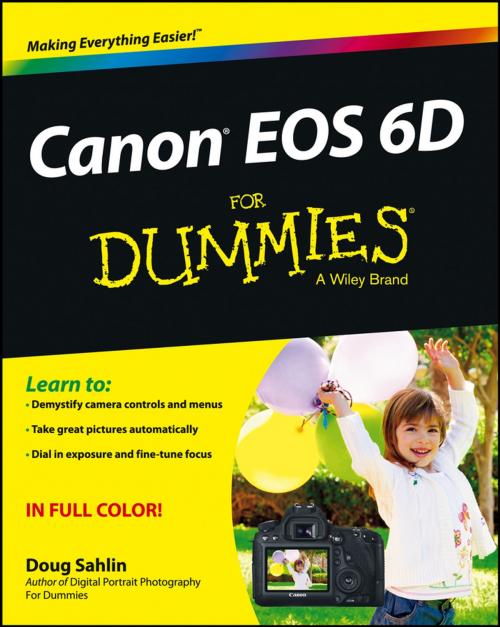 Cover of the book Canon EOS 6D For Dummies by Doug Sahlin, Wiley