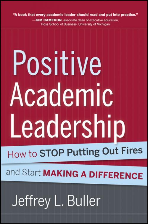 Cover of the book Positive Academic Leadership by Jeffrey L. Buller, Wiley