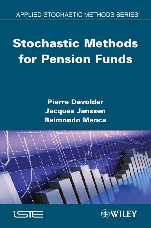 Cover of the book Stochastic Methods for Pension Funds by Jacques Janssen, Raimondo Manca, Pierre Devolder, Wiley