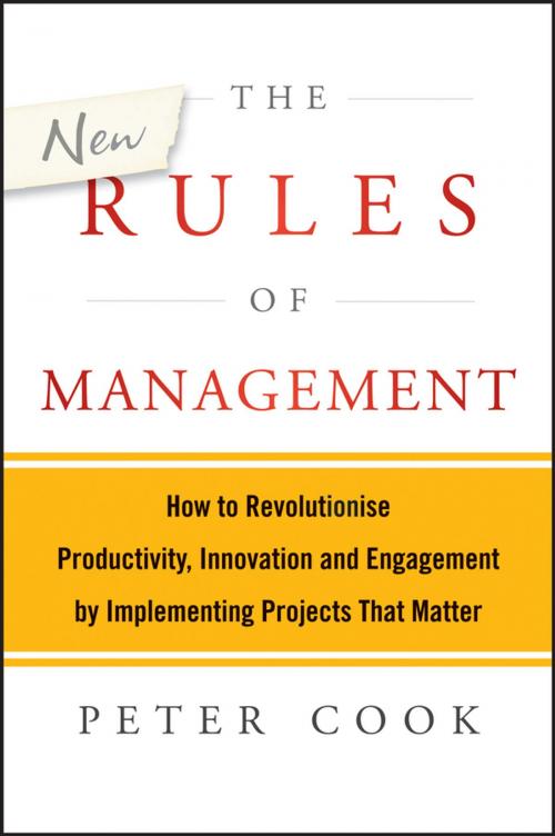 Cover of the book The New Rules of Management by Peter Cook, Wiley