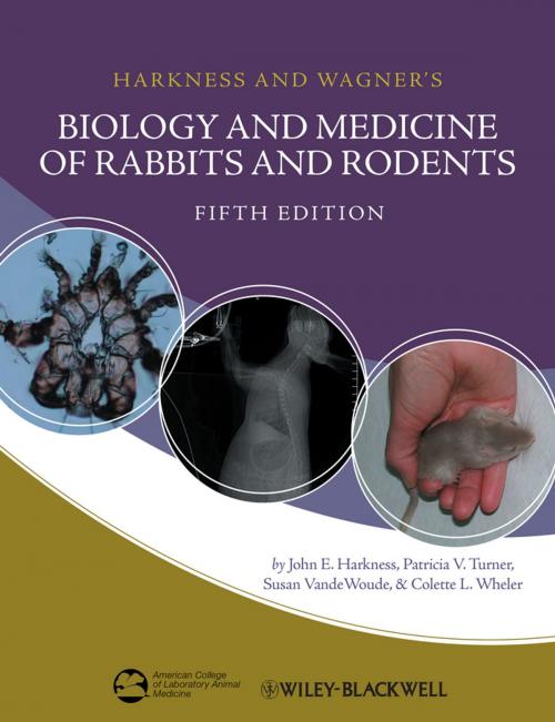 Cover of the book Harkness and Wagner's Biology and Medicine of Rabbits and Rodents by John E. Harkness, Patricia V. Turner, Susan VandeWoude, Colette L. Wheler, Wiley