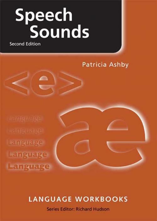Cover of the book Speech Sounds by Patricia Ashby, Taylor and Francis