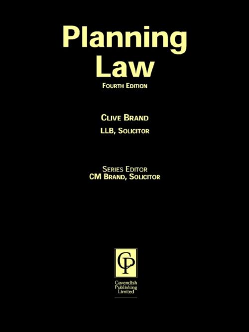 Cover of the book Practice Notes on Planning Law by , Taylor and Francis