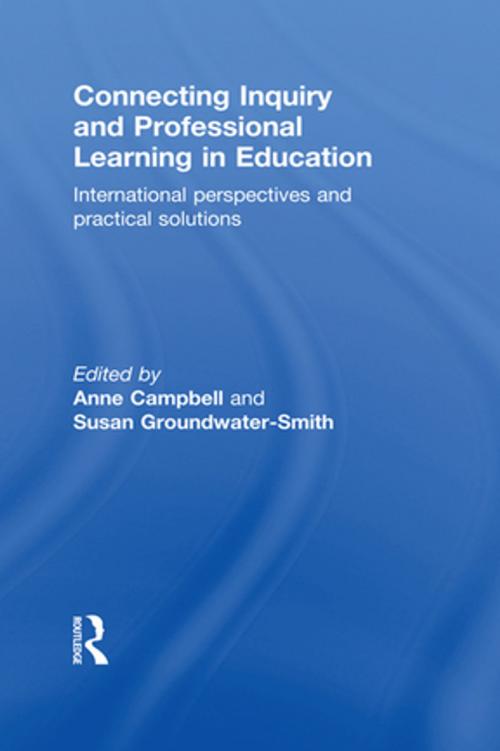 Cover of the book Connecting Inquiry and Professional Learning in Education by , Taylor and Francis