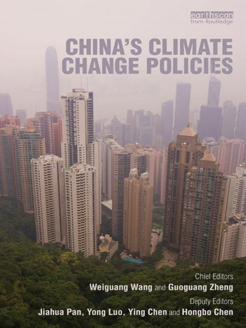 Cover of the book China's Climate Change Policies by Wang Weiguang, Guoguang Zheng, Jiahua Pan, Taylor and Francis