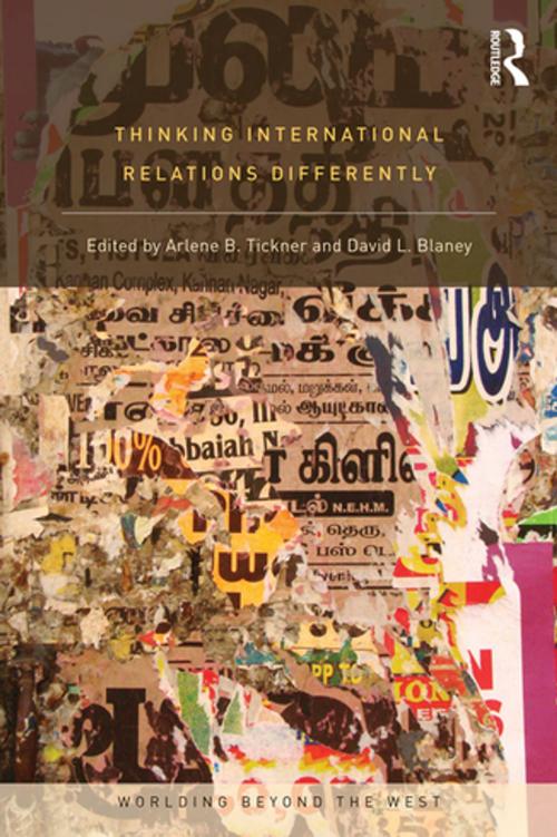 Cover of the book Thinking International Relations Differently by , Taylor and Francis