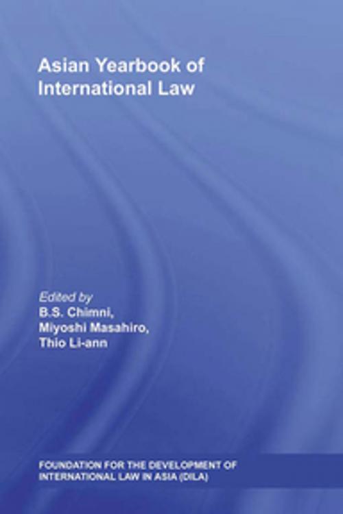 Cover of the book Asian Yearbook of International Law by , Taylor and Francis