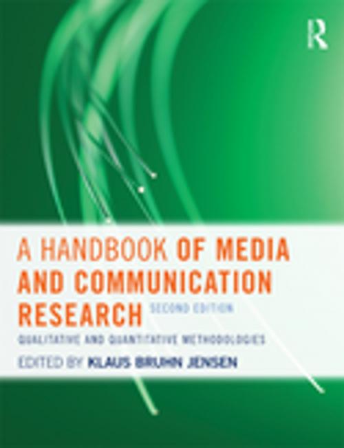 Cover of the book A Handbook of Media and Communication Research by , Taylor and Francis