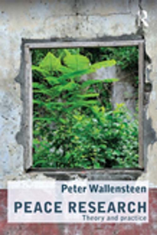 Cover of the book Peace Research by Peter Wallensteen, Taylor and Francis