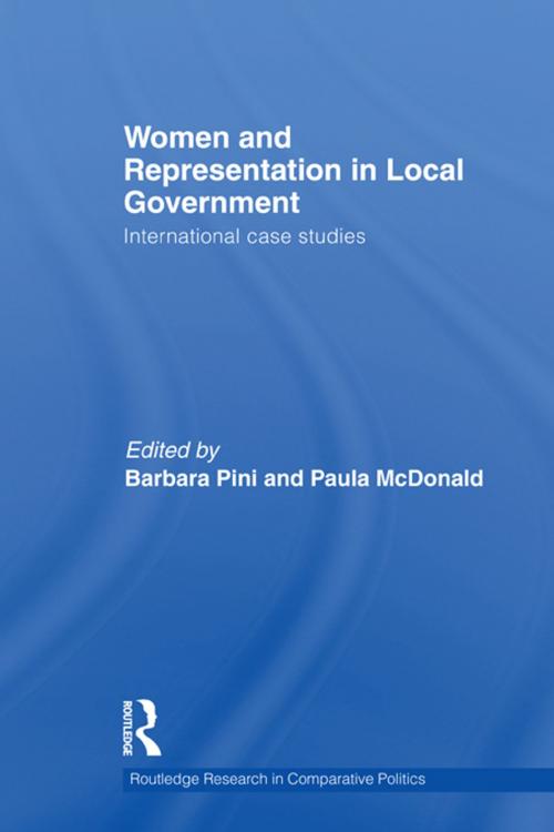 Cover of the book Women and Representation in Local Government by , Taylor and Francis
