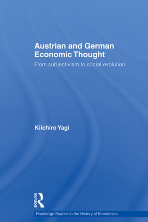 Cover of the book Austrian and German Economic Thought by Kiichiro Yagi, Taylor and Francis