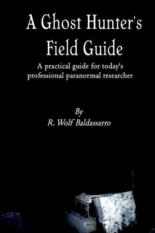Cover of the book A Ghost Hunter's Field Guide: A Practical Guide for today's Professional paranormal Researcher by R. Wolf Baldassarro, Lulu.com