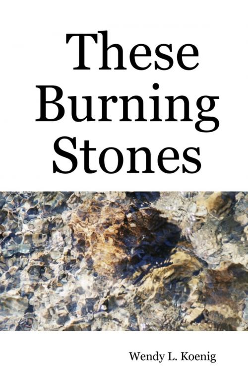 Cover of the book These Burning Stones by Wendy L. Koenig, Lulu.com