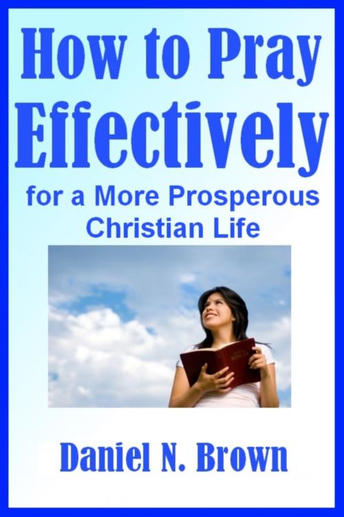 Cover of the book Prayer: How to Pray Effectively for a More Prosperous Christian Life by Daniel N Brown, Daniel N Brown
