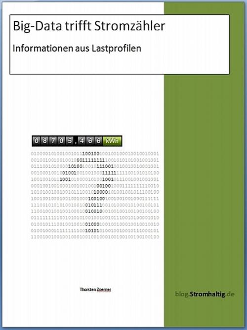 Cover of the book Big Data trifft Stromzähler by Thorsten Zoerner, Thorsten Zoerner