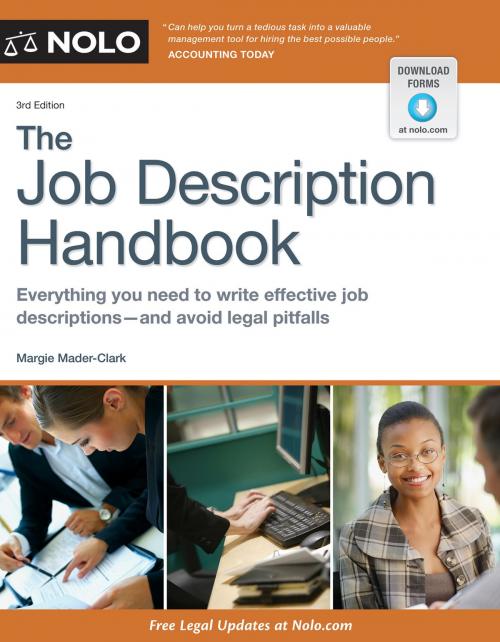 Cover of the book Job Description Handbook, The by Margie Mader-Clark, NOLO
