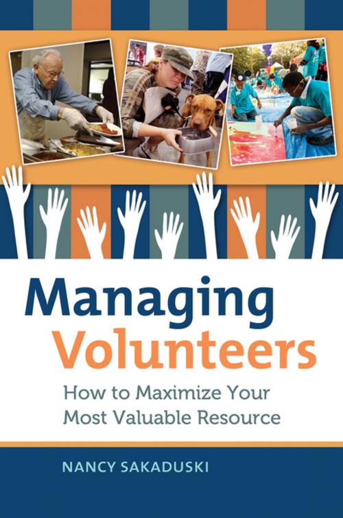 Cover of the book Managing Volunteers: How to Maximize Your Most Valuable Resource by Nancy Sakaduski, ABC-CLIO