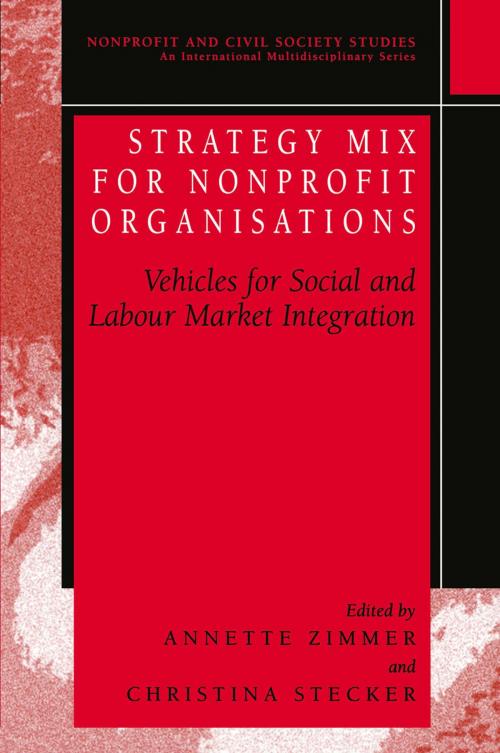 Cover of the book Strategy Mix for Nonprofit Organisations by , Springer US