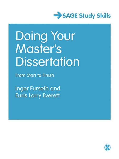 Cover of the book Doing Your Master's Dissertation by Euris Larry Everett, Professor Inger Furseth, SAGE Publications
