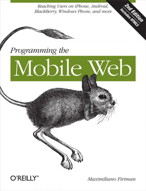 Cover of the book Programming the Mobile Web by Maximiliano Firtman, O'Reilly Media