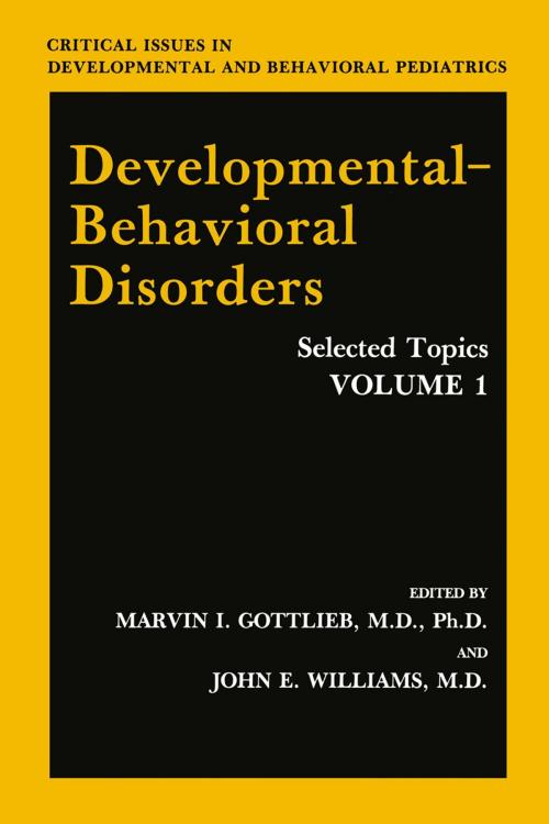 Cover of the book Developmental-Behavioral Disorders by , Springer US