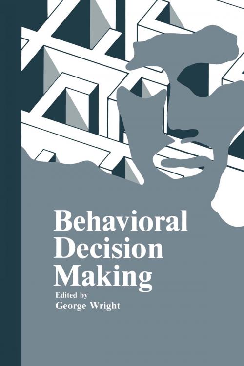 Cover of the book Behavioral Decision Making by , Springer US