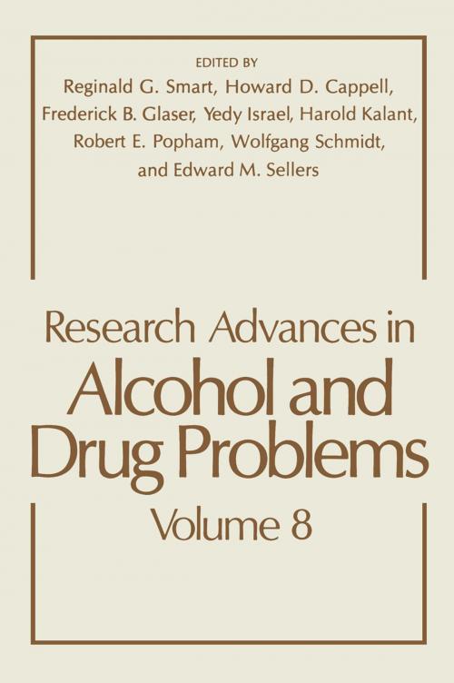 Cover of the book Research Advances in Alcohol and Drug Problems by , Springer US