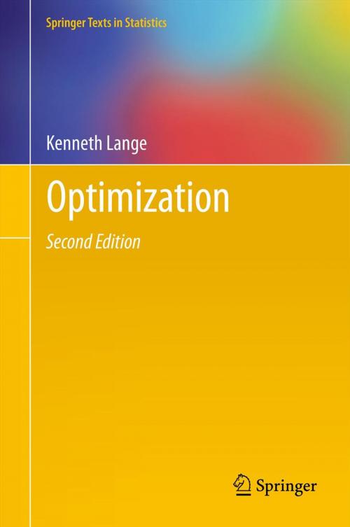 Cover of the book Optimization by Kenneth Lange, Springer New York