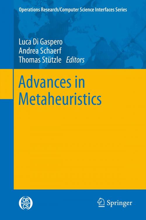 Cover of the book Advances in Metaheuristics by , Springer New York
