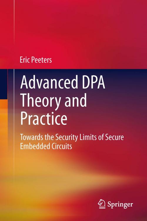 Cover of the book Advanced DPA Theory and Practice by Eric Peeters, Springer New York