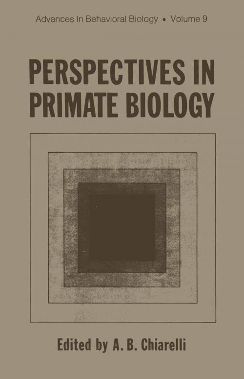 Cover of the book Perspectives in Primate Biology by , Springer US