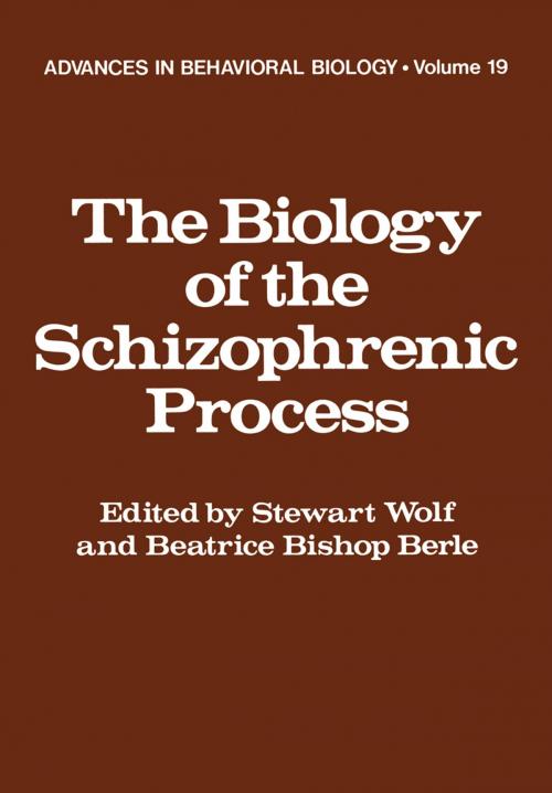 Cover of the book The Biology of the Schizophrenic Process by , Springer US