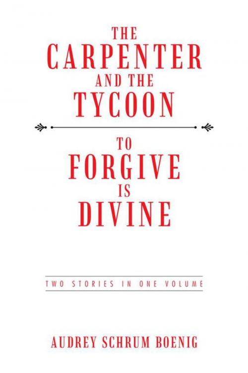 Cover of the book The Carpenter and the Tycoon/To Forgive Is Divine by Audrey Schrum Boenig, Trafford Publishing