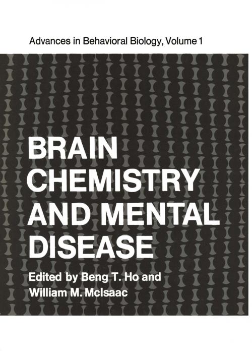 Cover of the book Brain Chemistry and Mental Disease by , Springer US