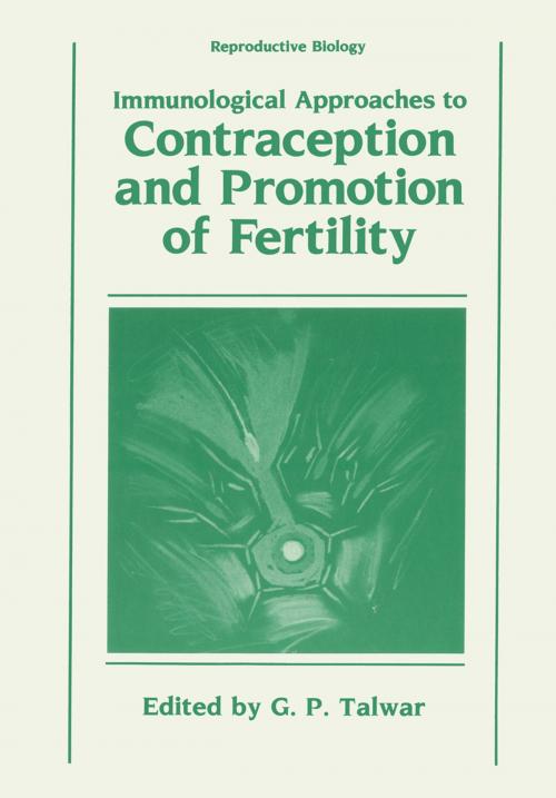 Cover of the book Immunological Approaches to Contraception and Promotion of Fertility by , Springer US
