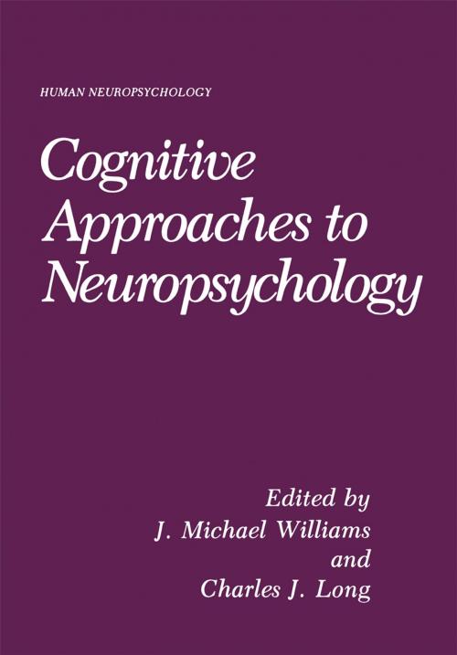 Cover of the book Cognitive Approaches to Neuropsychology by , Springer US