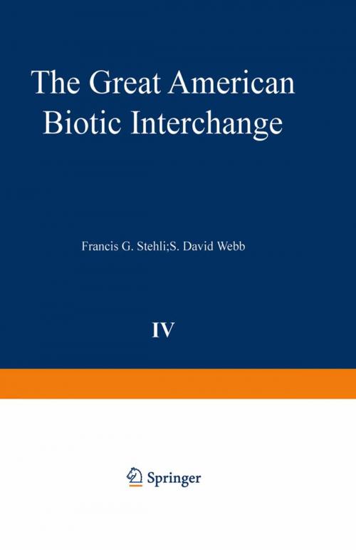 Cover of the book The Great American Biotic Interchange by , Springer US