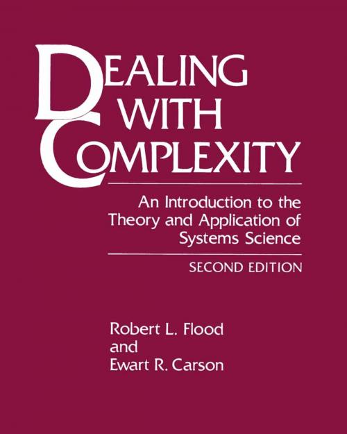 Cover of the book Dealing with Complexity by Robert L. Flood, Ewart R. Carson, Springer US