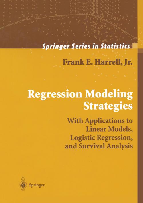 Cover of the book Regression Modeling Strategies by Frank E. Harrell, Springer New York