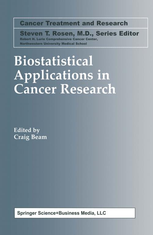 Cover of the book Biostatistical Applications in Cancer Research by , Springer US