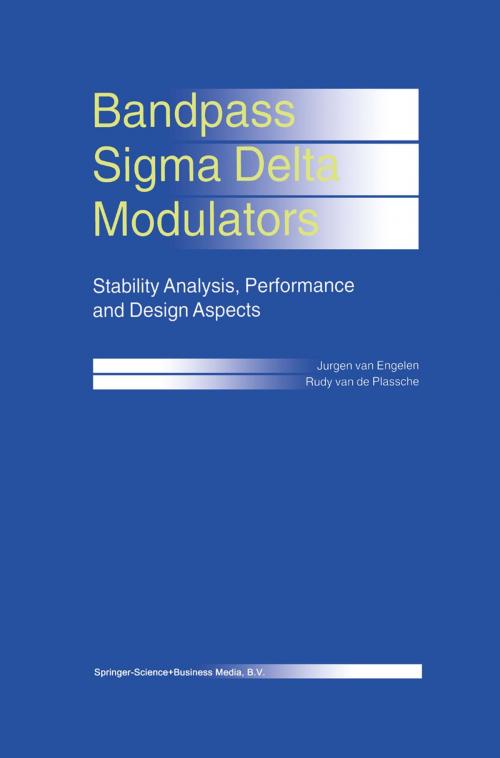 Cover of the book Bandpass Sigma Delta Modulators by Jurgen van Engelen, Rudy J. van de Plassche, Springer US
