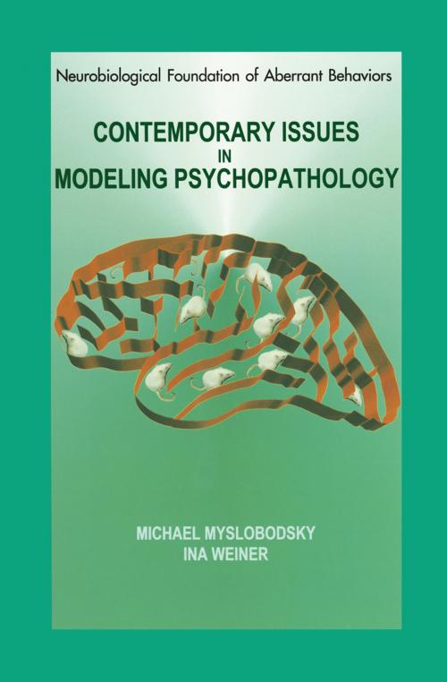 Cover of the book Contemporary Issues in Modeling Psychopathology by , Springer US