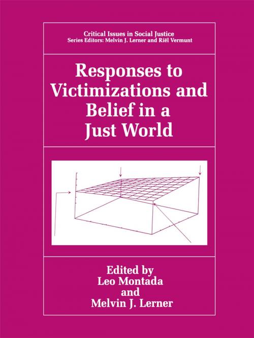 Cover of the book Responses to Victimizations and Belief in a Just World by , Springer US