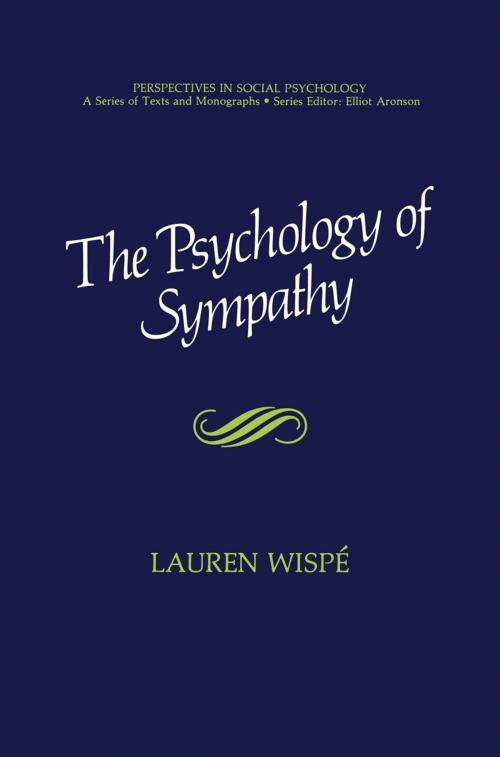 Cover of the book The Psychology of Sympathy by Lauren Wispé, Springer US