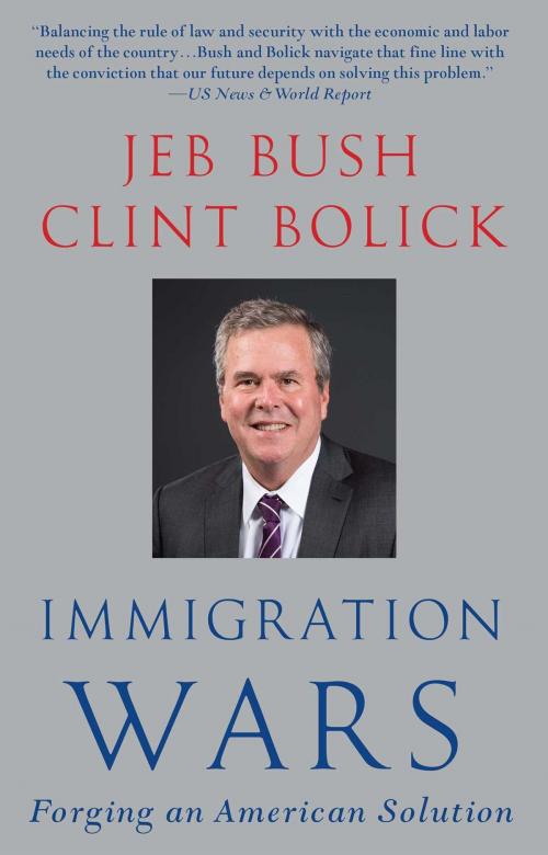 Cover of the book Immigration Wars by Jeb Bush, Clint Bolick, Threshold Editions
