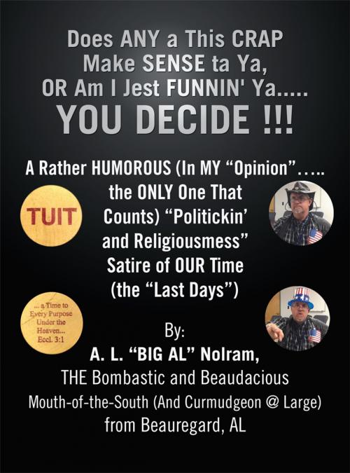 Cover of the book Does Any a This Crap Make Sense Ta Ya, or Am I Jest Funnin' Ya.....You Decide !!! by A. L. “BIG AL” Nolram, AuthorHouse