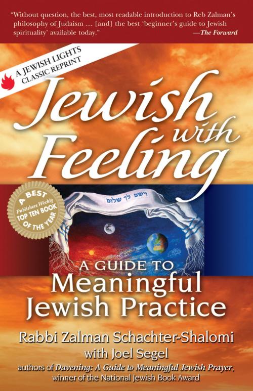 Cover of the book Jewish with Feeling by Rabbi Zalman Schachter-Shalomi, Jewish Lights Publishing
