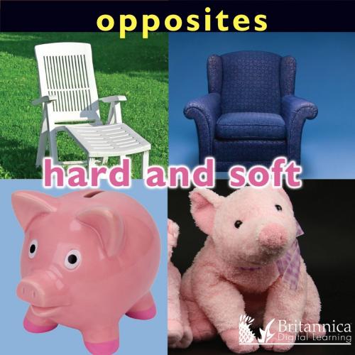 Cover of the book Opposites: Hard and Soft by Luana K. Mitten, Britannica Digital Learning